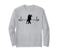 Tango Argentino Danza Battito Cardiaco Milonga Vals Ballerino di Tango Maglia a Manica