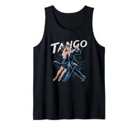 Tango Coppia Danza Abbracciare Elegante Movimento Argentino Canotta