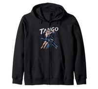 Tango Coppia Danza Abbracciare Elegante Movimento Argentino Felpa con Cappuccio