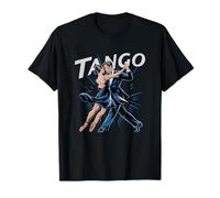 Tango Coppia Danza Abbracciare Elegante Movimento Argentino Maglietta