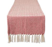 TANGO RED HANDLOOM CHEVRON RUNNER DA TAVOLO 15x108