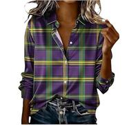 TangoDS Camicie da Donna a Manica Lunga con Colletto e Bottoni per Primavera Estate e Autunno Bluse Casual da Lavoro