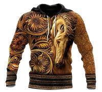 TangoDS Cavallo Pittura Colorato 3D Stampato Autunno Uomini Felpe con Cappuccio Unisex Casual Pullover Zip Giacca Streetwear