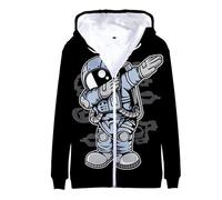 TangoDS Donne/Uomini Astronauta Pianeta Galassia Universo 3D Stampato Cerniera Felpa con Cappuccio Sovradimensionato Casual Felpe con Cappuccio Pullover Abbigliamento Esterno Top