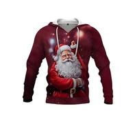 TangoDS Felpa con Cappuccio da Uomo Vikings Tatuaggio Vichingo Mitologia norrena Felpe Stampate a Manica Lunga con Coulisse e Tasche