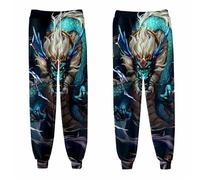 TangoDS Viking Dragon Jogger Pantaloni della Tuta Donna/Uomo Dragon Pattern 3D Printed Lounge Joggers Pantaloni Affusolati con Tasche