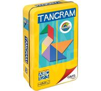 Cayro - FSC Wood Tangram in Metal Box - Ingenious Game - Development of Cognitiv