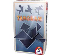 Tangram in scatola di latta SCHMIDT - set nero con 800 modelli