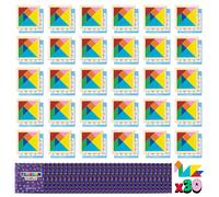 Tangram Legno Bambini Pack 30 Gadget Compleanno Bambini Mini Giochi Regalini