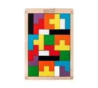 Tangram Legno Bambini Puzzle 15x22 - Gioco Puzzle 3 4 6 anni Giochi in Legno per Bambini e Adulti