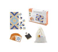 Tangram magnetici in legno VIGA - set da 40 pezzi