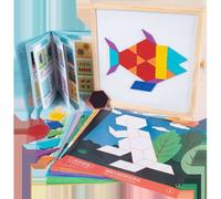 Tangram Magnetico Legno Ragionamento Spaziale Tangram Magnetico per Aula