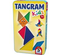 Tangram per bambini in scatola di latta