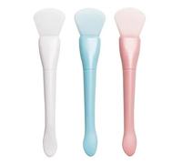 Tangseajiao 3 pennelli applicatori in silicone per maschere facciali, applicatori a doppia estremità, applicatori per maschere per labbra, pennelli per labbra, pennelli per la cura della pelle