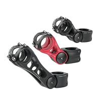 TANGSIYANG Attacco Manubrio MTB 1 pz Attacco Manubrio Bicicletta Strada Mountain Bike 90/110/145mm Asta Regolabile 31.8 25.4(SK01 28.6X145 Red)