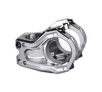 TANGSIYANG Attacco Manubrio MTB Attacco Manubrio for Bicicletta da Discesa più o Meno 10 Gradi Rubinetto for Fuoristrada 28,6 * 31,8 mm Bici Strada for Mountain Bike(Sliver)