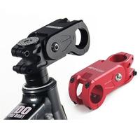 TANGSIYANG Attacco Manubrio MTB Stelo di Sospensione Ammortizzatore da 20 Gradi 31,8/80 mm Attacco Manubrio for Bicicletta Bici Strada Gravel MTB Ammortizzante(Noir)