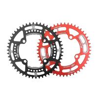 TANGSIYANG Monocorona MTB 1 PCS Corona Rotonda 104BCD 40t 42t 44t 46t 48t 50t 52t Dente MTB Mountain Bike Ruota di Catena Piastra Dente 104 Bcd 44 46 48 50 52(34T Round Red)