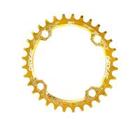 TANGSIYANG Monocorona MTB BCD 104 34T 36T 38T Rotondo Stretto Largo 104BCD 34 32 Denti MTB Bici Corona Singola velocità Alluminio 12V 11V(38T,Gold)