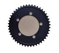 TANGSIYANG Monocorona MTB Corona a Scatto Fisso 110 BCD 1/8quot;Bici da Pista a Catena for Bicicletta a velocità Singola 44T 46T 48T 50T 52T 53T(110BCD 46T)