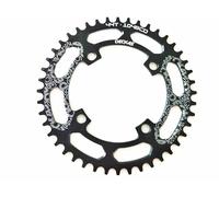 TANGSIYANG Monocorona MTB Rotonda 104BCD 40/42/44/46/48/50/52 T Mountain Bicicletta MTB della Bici for 8-12 velocità Guarnitura in Alluminio Corona(48T,Noir)