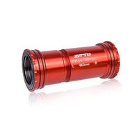 TANGSIYANG Movimento Centrale MTB 30mm Press Fit Staffe Inferiori a 4 Cuscinetti for Bike Road Frame Montano 92mm 86mm Shell Uso 30 CrankSet Catenet(BB86-30 Red)