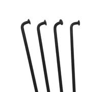 TANGSIYANG Raggi Bicicletta 20 Pezzi Un Sacco Raggi for Bici da 2,6 mm for Bicicletta Neri Invia Cappucci for Raggi abbinati(183mm)