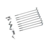 TANGSIYANG Raggi Bicicletta 36 pz/Lotto Raggi della Bicicletta 12G Diametro 2.5mm Lunghezza 70-185mm con(110mm)