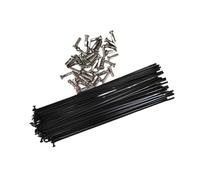 TANGSIYANG Raggi Bicicletta 40 Pezzi 122mm-160mm for Raggi for Bicicletta in Acciaio Inossidabile 14G, invia Cappucci for abbinati(143mm)