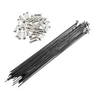 TANGSIYANG Raggi Bicicletta Accessori Bici Ruote Nere da 27,5 Pollici 700C Raggi for Bicicletta Strada in Acciaio Inossidabile for Mountain Bike(259mm)