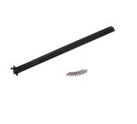 TANGSIYANG Raggi Bicicletta Raggio Bici Nero in Acciaio Inossidabile 12G(10PCS-214mm-Black)