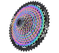 TANGSIYANG Ruota Libera Bicicletta Mountain Bike in Lega di Alluminio Rainbow Color 8 9 10 11 velocità 50T 12 11-50T Grande Piastra Ingranaggi(12S 11-50T)