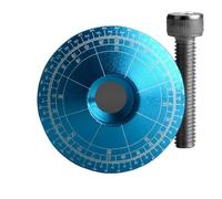 TANGSIYANG Serie Sterzo MTB Mountain Bike Cuscinetto Auricolare Tappo Superiore Coperchio della Ciotola Accessori for Biciclette in Lega di Alluminio for Forcella Sterzo da 28.6mm(Blue 1)