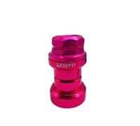 TANGSIYANG Serie Sterzo Serie sterzo con Cuscinetti sigillati for Bicicletta Pieghevole Set di Ciotole modificate Integrate ultraleggere da 98 g in Lega 34 mm(Rose Red)