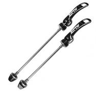 TANGSIYANG Sgancio Rapido MTB 1 Paio di Bici da Strada Bicycle Schizzi a sgancio rapido Leve Anteriori ASSE Hub Spiedi a Leva Posteriore Anteriore(Noir)
