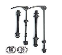 TANGSIYANG Sgancio Rapido MTB 1 Set MTB Assale for Bici Anteriore Schizzi di sgancio rapido Strumenti con Cuscinetti hub da 25 mm (1/4) for Parti for Biciclette universali 6/7/8 velocità(Front Rear)