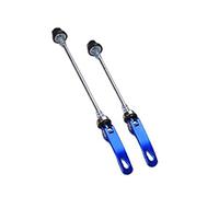 TANGSIYANG Sgancio Rapido MTB Bicchiere mozzo di Biciclette Anteriore Posteriore QR Spiedini dell'asse a Rilascio rapido MTB ASSE a Leva Clip for Bici da Strada 145/175mm(Blue)