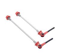 TANGSIYANG Sgancio Rapido MTB Ti Bicycle Quick Release Lever a sgancio for MTB. Bici da Strada 100/130 135mm Mozzo Ruota Leggero Spiedini rapidi(Red)