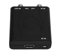 Tangxi Adattatore Modulatore RF HDMI, Convertitore Coassiale Multimediale HD con Controllo PAL 1080P, per Console di Gioco TV Domestica in Uscita in Formato NTSC