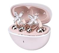 Tangxi Auricolari Bluetooth Wireless Cuffie Comode Ed Eleganti per Donne Allenamenti Sportivi Alla Moda Indossabili Tutto il Giorno per Orecchie Piccole, Filo in Silicone Ti ABS (oro rosa)