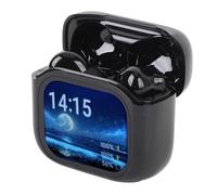 Tangxi Auricolari per Traduzione AI in Tempo Reale, Traduttore di Accenti 140 Lingue con Custodia di Ricarica Touchscreen a Colori Bluetooth 5.4 ANC Cancellazione del Rumore, per (BLACK)