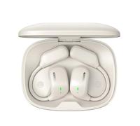 Tangxi Auricolari Wireless con Traduzione AI, Cuffie con Gancio per L'orecchio Indolore 130+ Lingue Traduzione in Tempo Reale Custodia di Ricarica Touchscreen LED Ascolto Aperto, per (Bianco Latte)