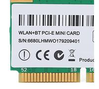 Tangxi AX210HMW WiFi 6 Scheda Wireless 802.11AXMini PCIE Scheda WiFi Adattatore di Rete PCI Express 2.4G/574Mbps 5G/2400Mbps 6G/2400Mbps BT5.2 Scheda Rete WiFi per WIN10 (64bit)