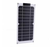 Tangxi Caricabatterie da Pannello Solare Monocristallino 20W Portatile con Due Interfacce di Tipo C Leggero e a Risparmio Energetico Adatto per Telefoni Cellulari e Tablet Bianco