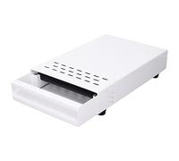 Tangxi Cassetto del caffè Realizzato in Materiale di Acciaio Inossidabile per Pulire gli Angoli Morti e Ridurre il Rumore dello Sporco Nei Bar [Argento, 1 confezione] (WHITE)