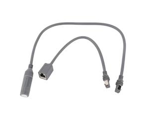Tangxi Cavo Adattatore RJ45 Satellitare Schermato Premium con di Messa a Terra per Connessione Internet Stabile e Rettangolare Gen3, 2 Pezzi