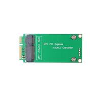 Tangxi Convertitore Scheda Adattatore Mini PCI-E Express per Scheda Riser, Supporta MSATA da 3 Cm/5 Cm, per SSD, Adatto Agli Appassionati di Tecnologia