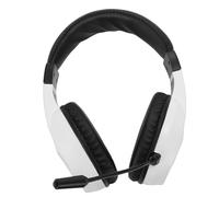 Tangxi Cuffie da Gioco Wireless, Cuffie da Gioco Wireless Bluetooth 5.4 2.4G con Microfono a Cancellazione di Rumore, Audio Stereo Ergonomiche con Luce RGB per Computer PC (WHITE)