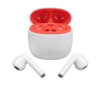 Tangxi Cuffie per Traduttore Vocale, Batteria a Lunga Durata, App Supporta HIFI per Amanti della Musica e Telefonate, 2 Auricolari + Custodia di Ricarica (WHITE)