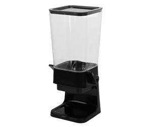 Tangxi Dispenser da Banco per Cereali Dal Design Moderno da 5,5 Litri, per Riporre Snack e Caramelle Alla Dispensa della (BLACK)